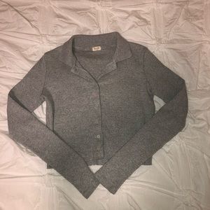 grey brandy long sleeve NWOT